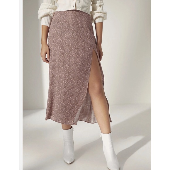 Wilfred Pink Midi Skirt - Picture 1 of 8